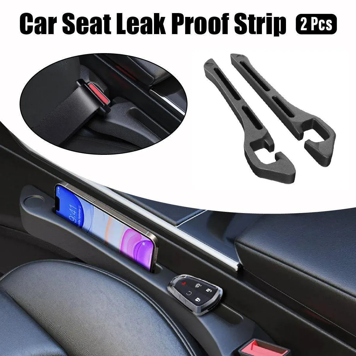 2pcs Car Seat Seam Plugs Universal Anti-Drop Seat Gap Filler For Car Interior
